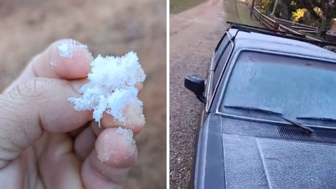Campos do Jordão registra geada com segunda menor temperatura do ano