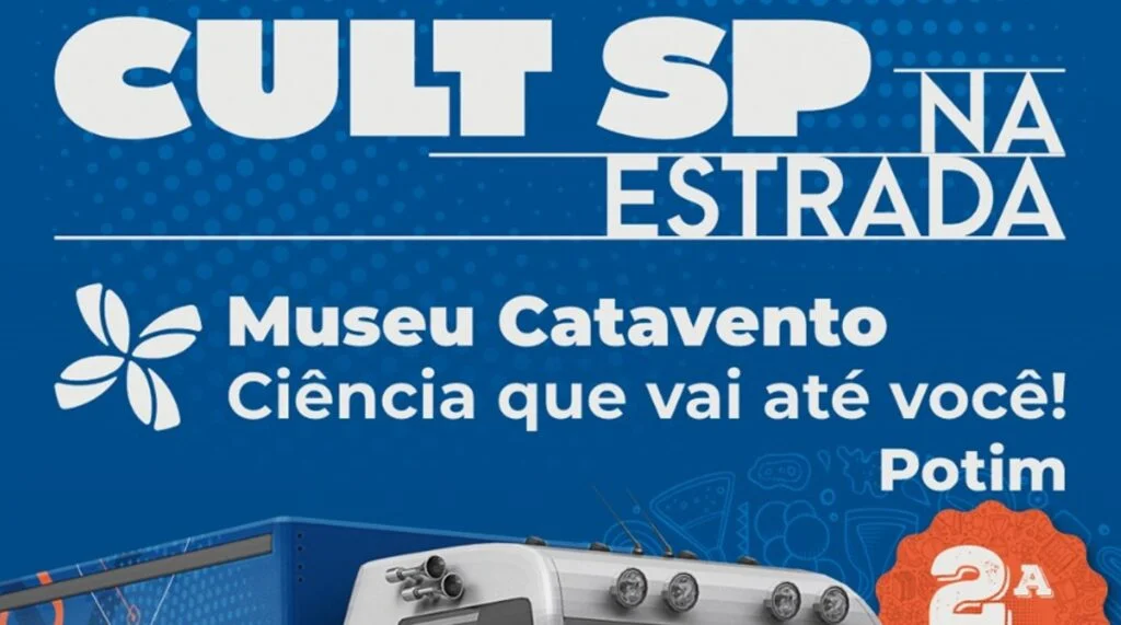 Museu Catavento leva ciência interativa gratuita a Potim nos dias 4 e 5 de junho