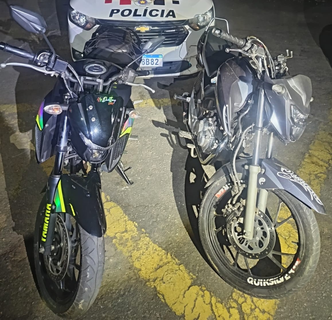 Polícia Militar recupera duas motocicletas furtadas em Aparecida