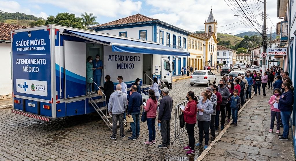 Carreta da Saúde da Mulher abre agendamento em Cunha