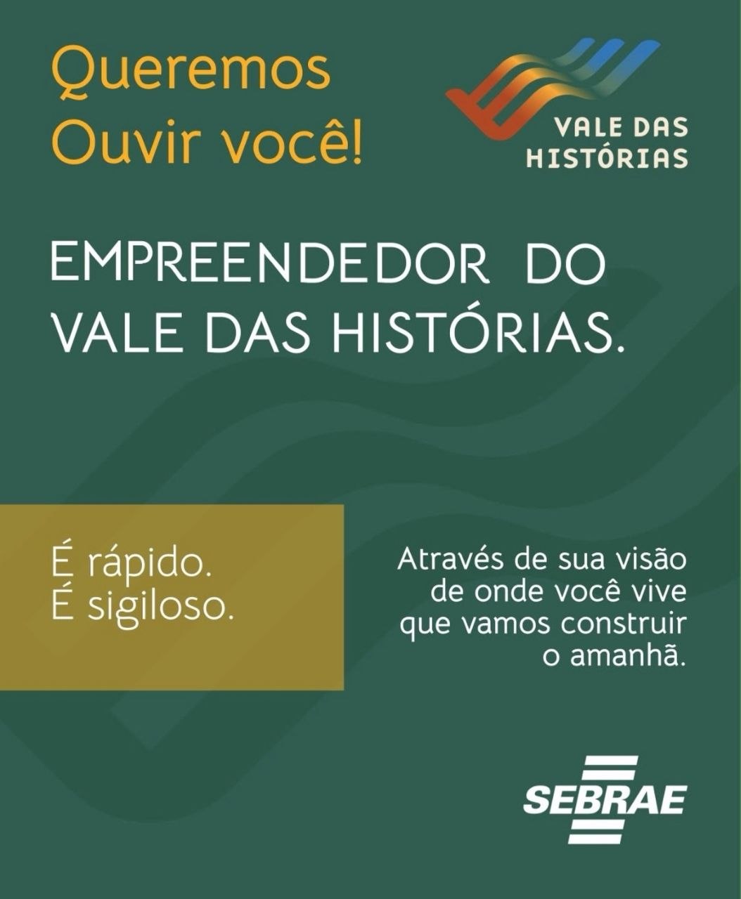 Sebrae faz pesquisa com empreendedores do Vale Histórico