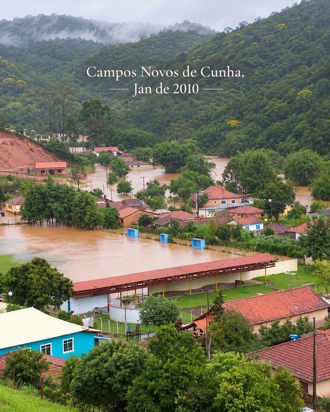 Chuva passa dos 100 mm em Cunha e acende alerta; volume relembra temporal de 1º de janeiro de 2010