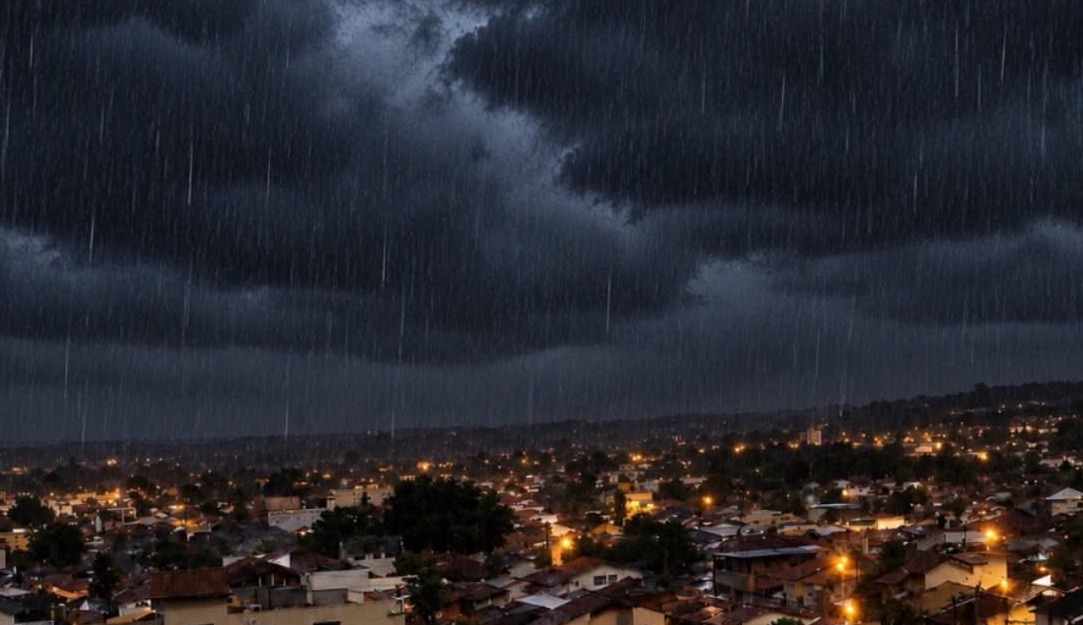 Frio de 13°C com chuva marca a tarde e início da noite em Guaratinguetá e região após chegada de frente fria