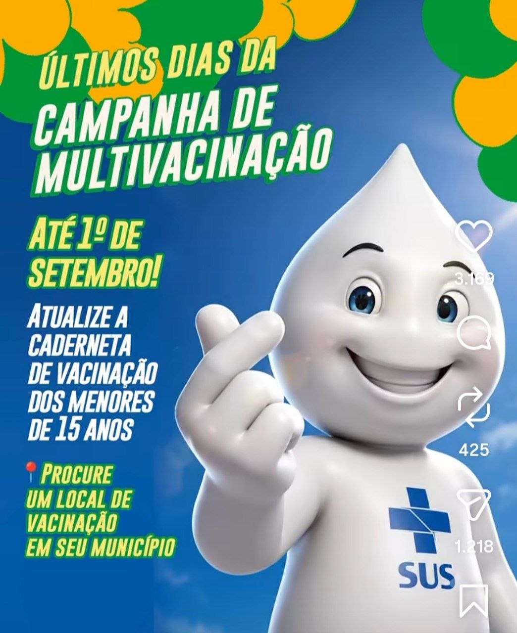 Ministério da Saúde alerta: hoje é o último dia para atualizar vacinação de crianças e adolescentes