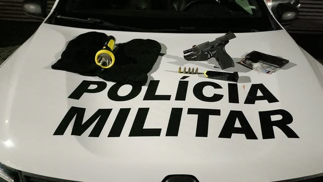 Polícia Militar prende criminoso por porte ilegal de arma de fogo e o recaptura após evasão do sistema prisional em Lorena