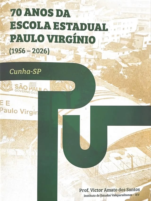 Revista dos 70 anos da EE Paulo Virgínio é distribuída gratuitamente em Cunha