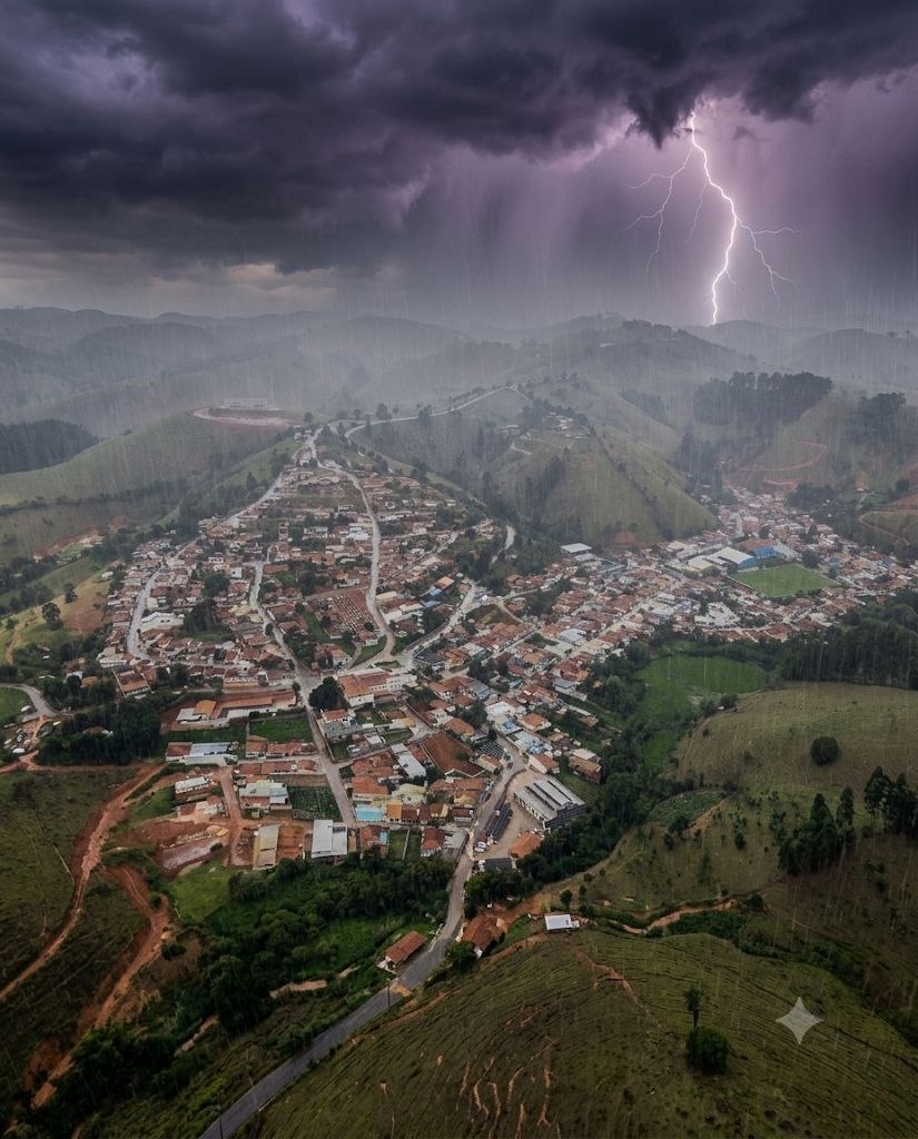 Temporal em Cunha acumula 31,4 mm de chuva e ventos de até 65 km/h