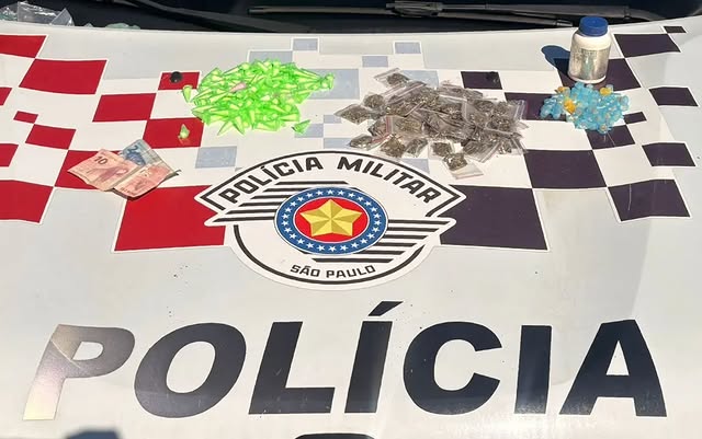 Três homens são presos por tráfico de drogas no bairro Nova Guará, em Guaratinguetá
